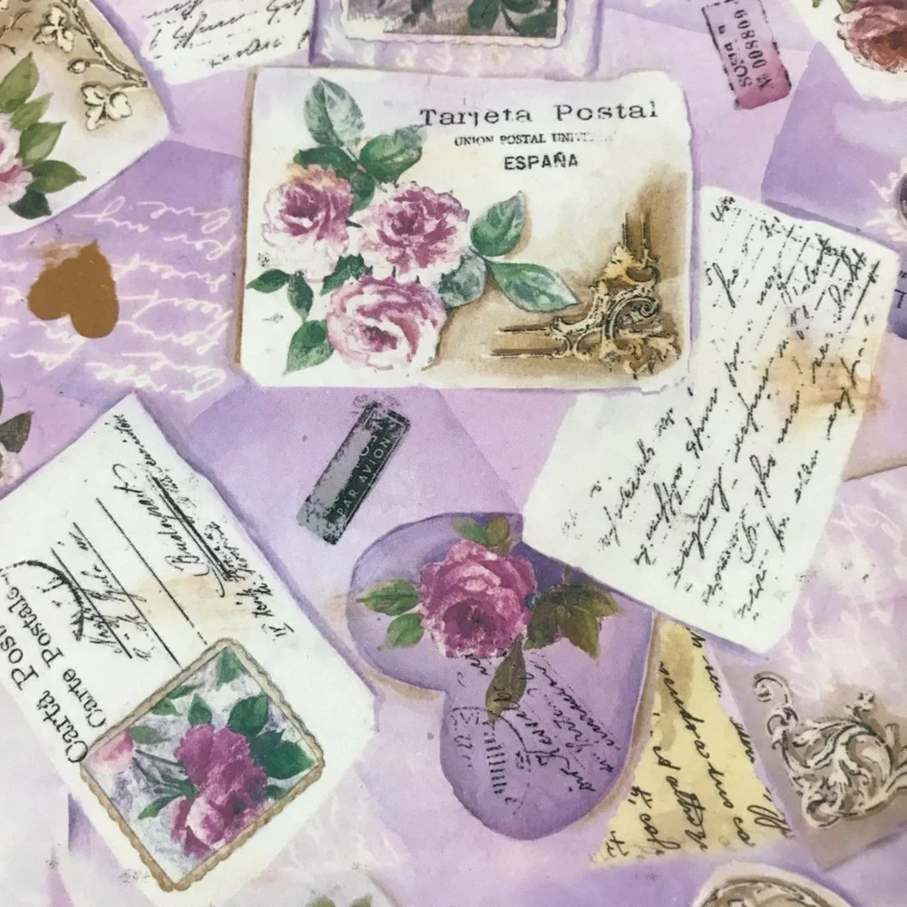 Keepsake Memory Postcard Print Petal Box Storage